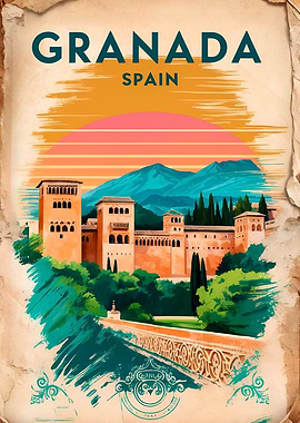 Granada Art Print
