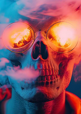 Skeleton Smoke Eyes
