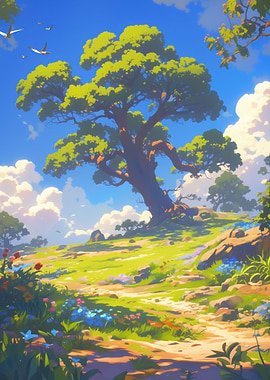 Majestic Tree Landscape