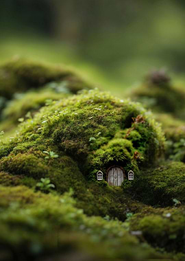 Little House in the moss