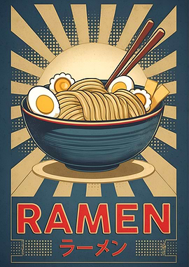 Vintage Ramen Art