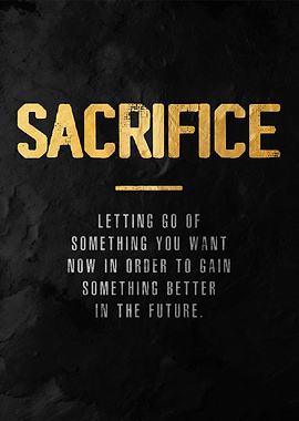 sacrifice