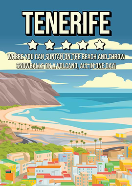 Funny Tenerife Review Art