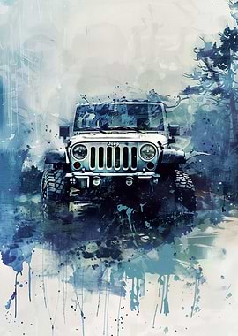 Acrylic Jeep Wrangler Unli
