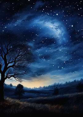 Night Sky With Stars