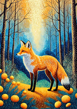 Fox in the Forest Artwork