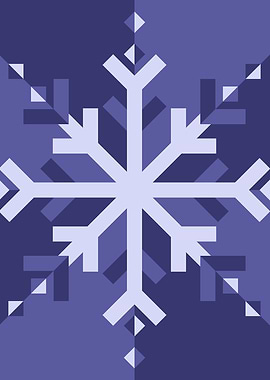 Abstract snowflake