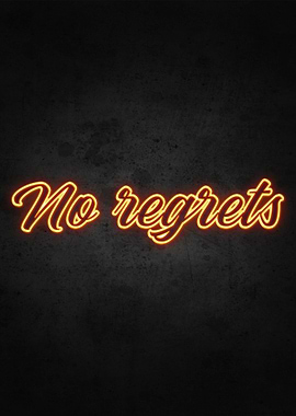 No regrets