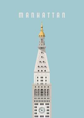 Manhattan Travel Poster