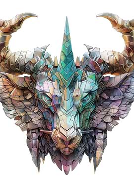 Taurus Ram Head Horns