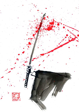bloody katana