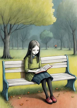 The Girl on a Bench