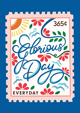 Glorious Day Lettering Art