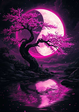 Cherry Tree Yin and Yang