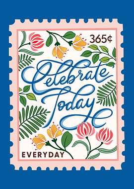 Celebrate Today Lettering