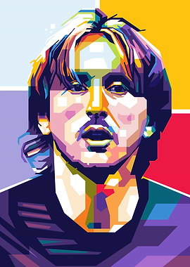 Luca Modric WPAP style