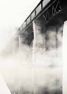 Bridge in the fog