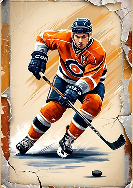 Vintage Hockey Art