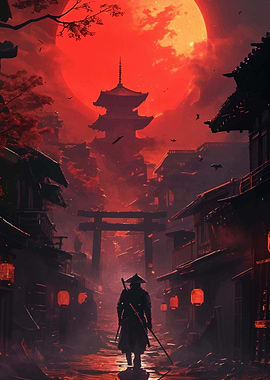 Samurai Japanese Landscape