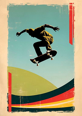Vintage Skateboard Art