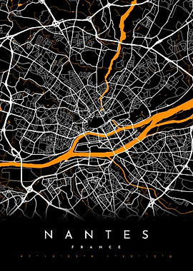 Nantes Map