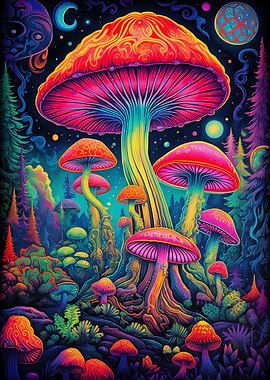 Psychedelic Mushrooms No3