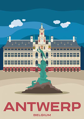 antwerp belgium cityscape