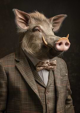 Warthog Portrait