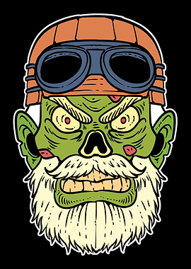 Biker Zombie Motorcyclist