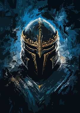 Spartan Blue Warrior