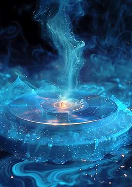 Cosmic Vinyl Record Player