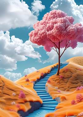 Fantastic Surreal Landscap