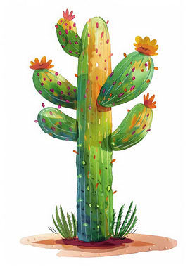 Cactus Watercolor
