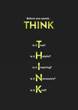 Minimal Inspiration Think