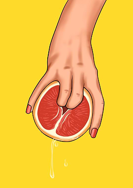 fruit and hands