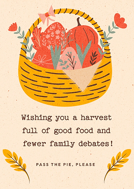 Wishing you a good harvest