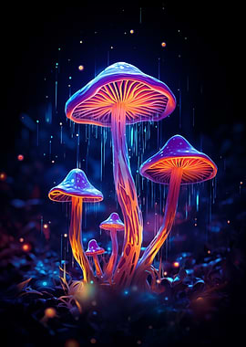 Psychedelic Mushrooms No5