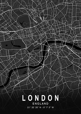London Dark Map