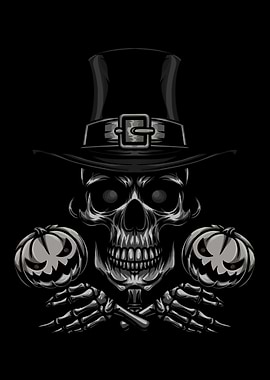 Skull Pumpkin