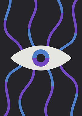 Eye with tentacles