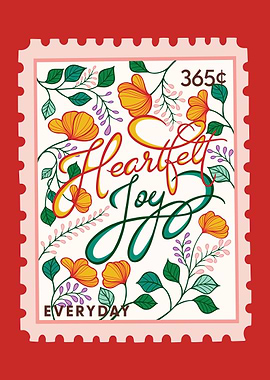 Heartfelt Joy Lettering