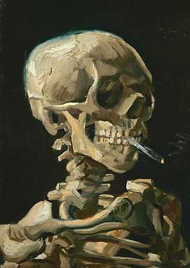 Skull of Skeleton Van Gogh