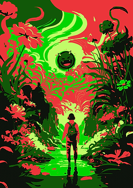 Grounded Trippy Pop Art