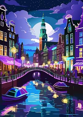 Amsterdam at Night