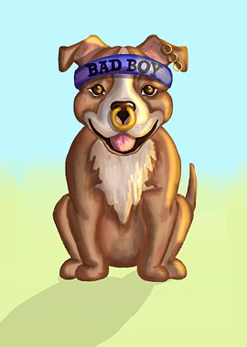 Bad Boy the dog