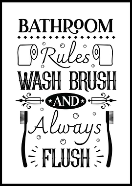 Bathroom Rules