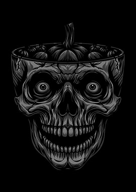 Skull Pumpkin