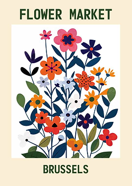 Brussels Flower Market