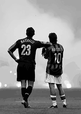 Materazzi And Rui Costa