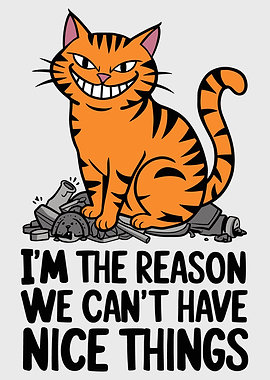 Cant Have Nice Things Cat